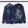 Skull 3D Print Zip-Up Hoodie Men Women Casual Hip Hop Loose Fit Sweatshirt