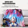 Doraemon Japanese Anime Small Cover Blanket Plush Cozy Sofa Throw Blanket Novelty Warm All Season Blanket For Dorm Bedroom Gift