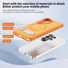 Folding Invisible Stand Bracket Magnetic For Magsafe Cases For Samsung Galaxy S26 S25 FE S24 S23 Ultra Plus PC Shockproof Cover