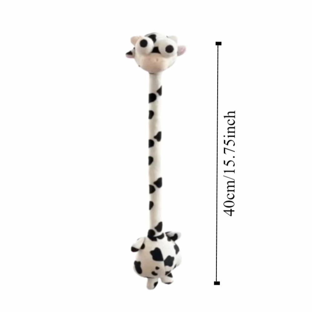 Funny Design Giraffe Bag Pendant White Color Pink Pig Plush Pendant  Gift For Girls