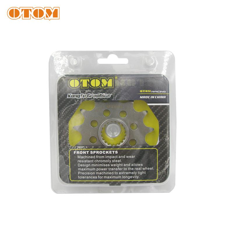 OTOM For KAWASAKI KX250F KX250X Motorcycle Chain Front Sprocket Dirt Bike Enduro Accessories Part 520-13T Engine Forged Sprocket