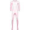 Helkroppsstrømper i gjennomsiktig netting for menn Strømpebukser med elastiske fottights Leggings Bodysuit