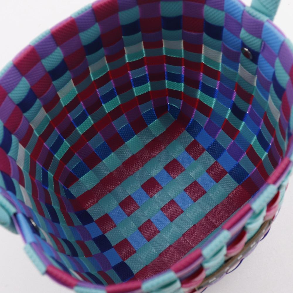 MARNI Pod Woven Bucket Handbag M00332 M00IW One handle Blue / multicolor polypropylene Women Used