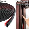 Blocking Insects Door Sound Insulation Rubber Strip Door Joint Windproof Sticker  Office
