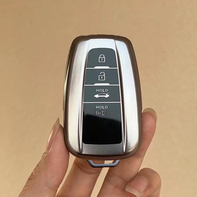 

2\3\4 Button Tpu Car Key Case Cover for Toyota Highlander XLE Corolla LE Cross Hybrid Camry TRD 2019 Rav4 Avalon Car Accessories