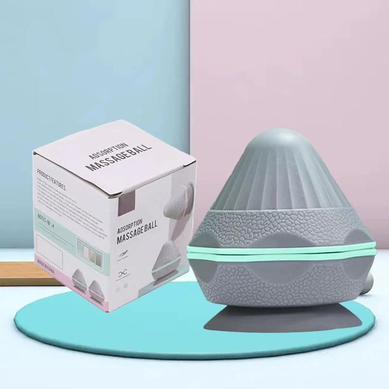 Silicone Massage Cone Solid Adsorption Ball Psoas Thoracic Spine Back Scapula Foot Yoga Muscle Release Massage Apparatu Neck