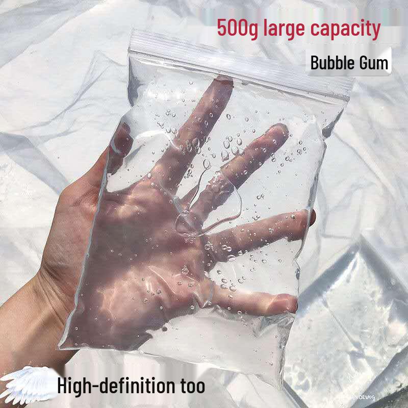 

500г Тайський Прозорий Слайм Бульбашкова Замазка Мішечок для Заправки 500g