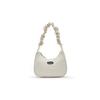 Champion Twisted Underarm Bag Script Logo Enamel Tag Pleated Hair Tie Shoulder Strap Casual Versatile Synthetic Leather Shoulder Bag Small U4AACPU14