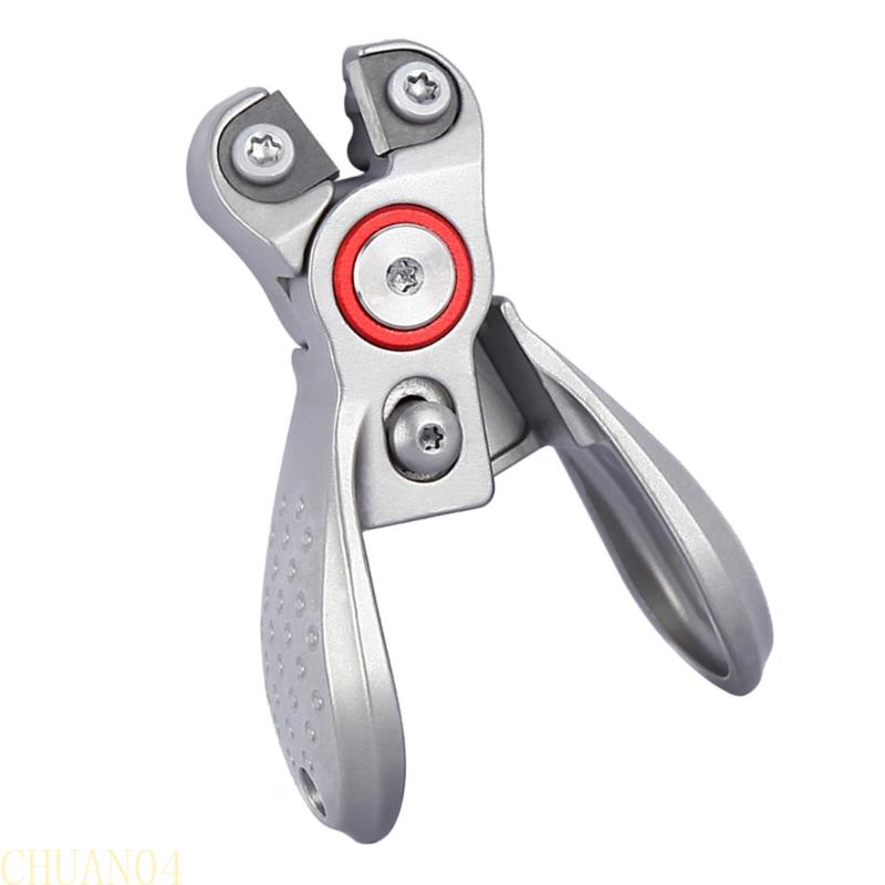 A1A2 Multipurpose Stainless Steel Fishing Line Cutter Line Nippers Retractable Clip Design Secure Sliding Lock For Anglers
