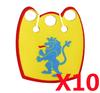 Medieval Military MOC Castle Knight Accessory Building Blocks Warhorse Cape Plush Coat Vest Shield Flag Kit Mini Toy Bricks Gift