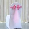Elastic Chair Sashes Bows Spandex Chair Sashes Bows for Banquets and Ceremonies Elastic Band for Occasion Party