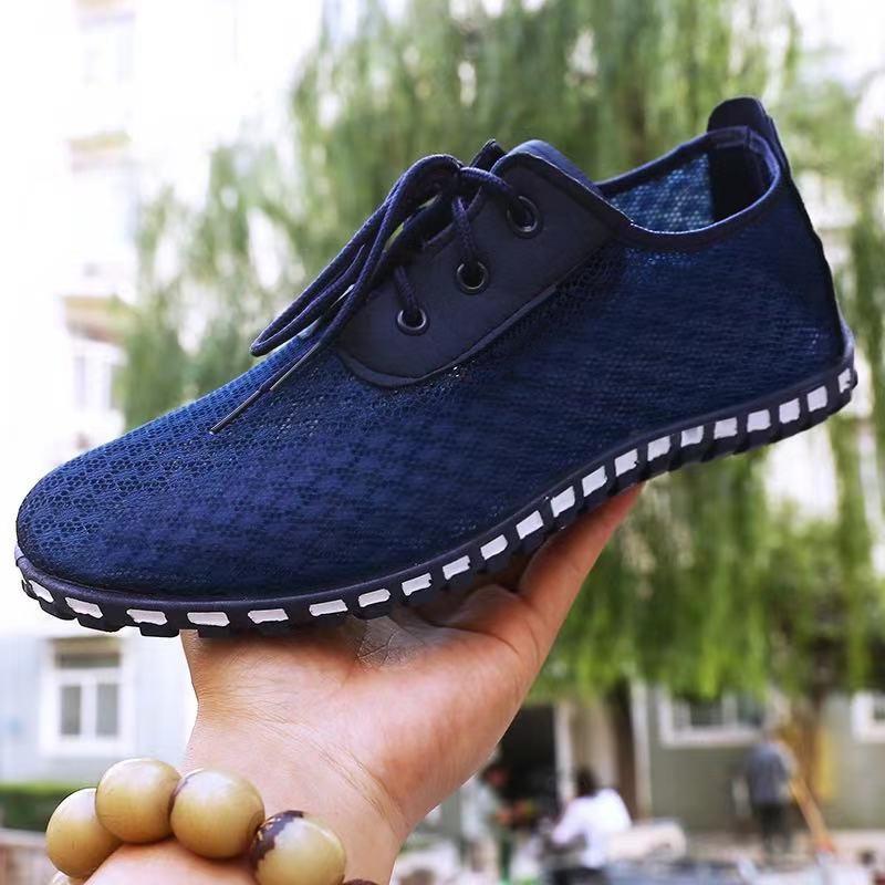 [Platforma RK-Platform Síťové boty na léto pro muže Pánské ležérní boty Síťové boty