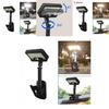 Solar Powered Led Clamp Light For Outdoor Garden Patio Lawn With Motion Sensor