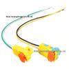 Airbag Spring Connector Pair for Hyundai Sonata/Chevrolet/Buick - Yellow and Blue