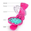 Cross-Border Rhinestone Hair Styling Toy for Girls' Pretend Play