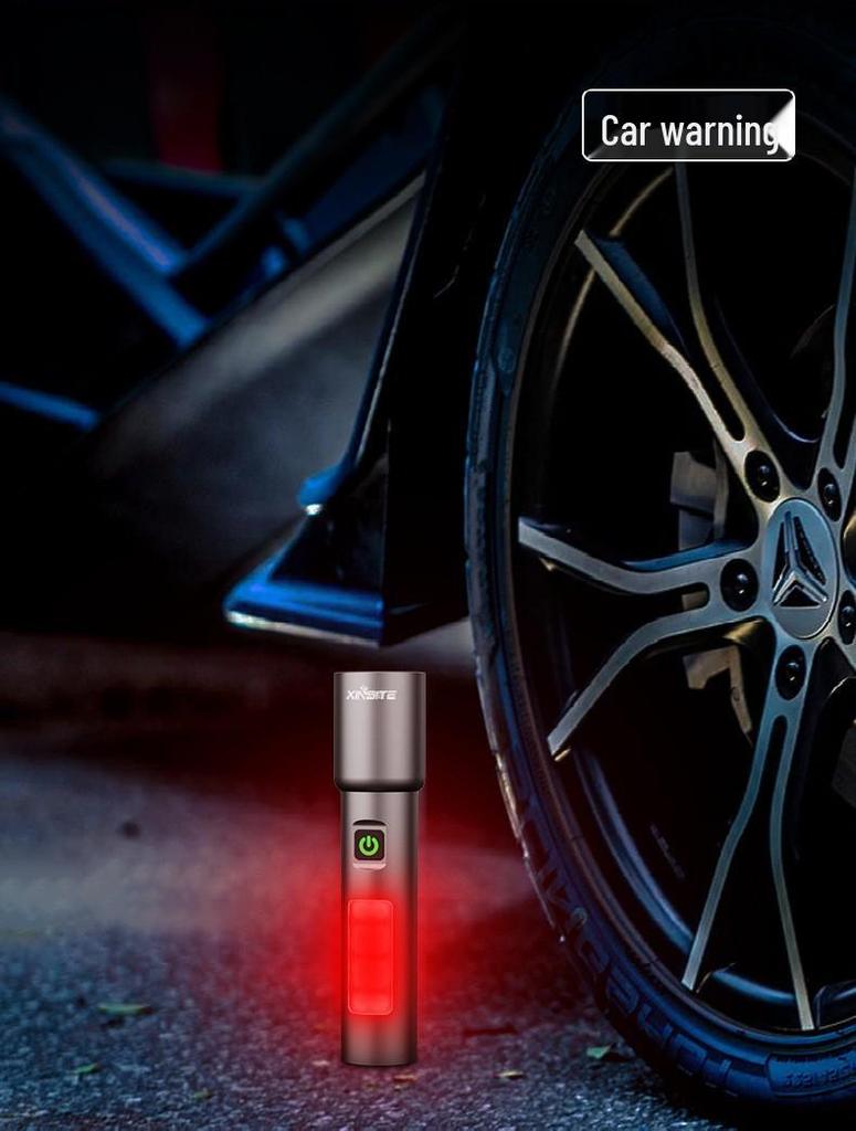 Rechargeable Long-Range Zoomable Mini Flashlight for Cycling and Outdoor Survival