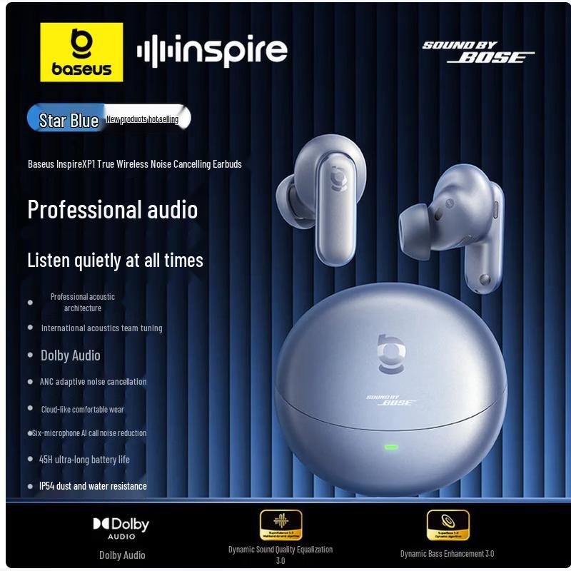 

Baseus Inspire XP1 AI Adaptive Noise Cancelling Wireless Earbuds