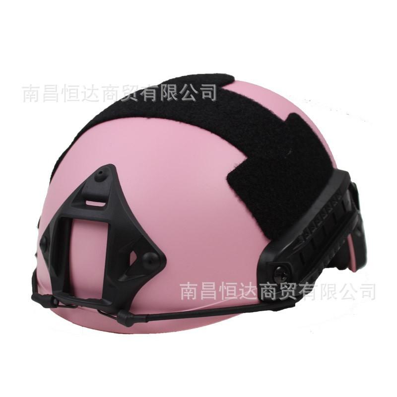 Lightweight Tactical Helmet With CS Rail Mount ABS Plastic Adjustable Fit Airsoft Paintball Cycling Outdoor Activities