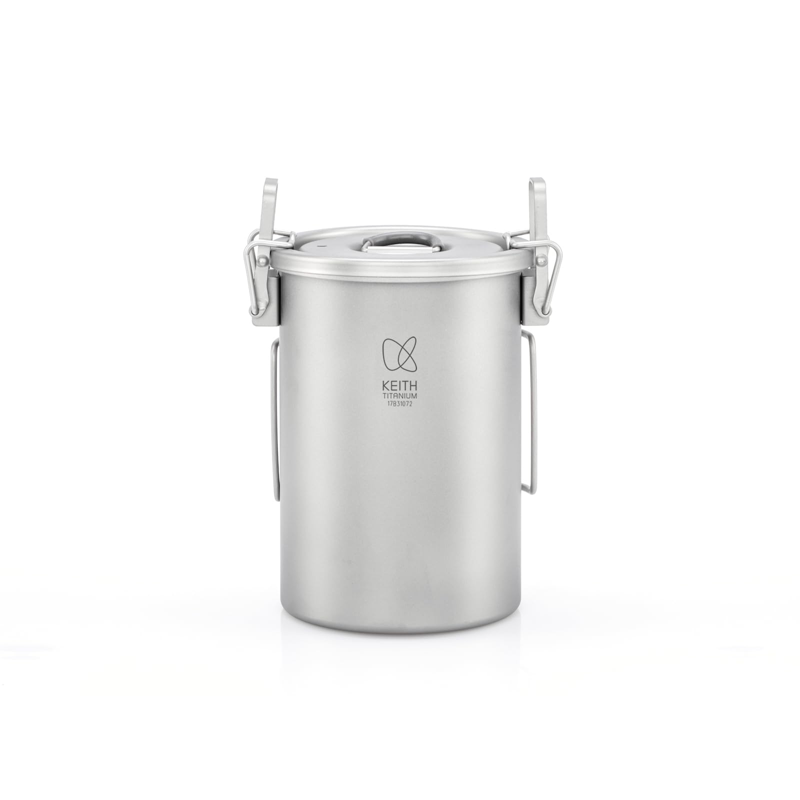 KEITH Titanium Camping Cooking Titanium Rice Picnic 900ml Pot, Cooker, Travel, Cookware, (Sliver (KEITH-Ti6300))