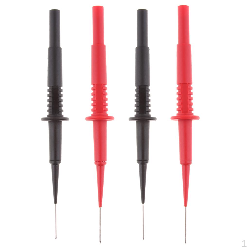 4Pcs 600V Insulation Test Probes with 4mm Banana Socket