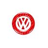 O7·Carbon Fibre Car Emblem Steering Wheel Decoration Sticker Accessories For Volkswagen Polo Arteon Tiguan Golf Touareg GTI Amarok