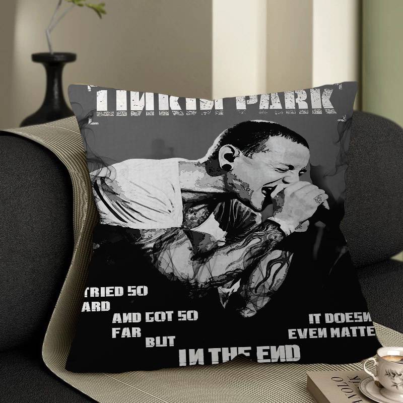 Band L-Linkin P-Park Cool Personalized Pillow Dust Cover Bedroom Kids Party Decoration Pillowcase Birthday Children Gift
