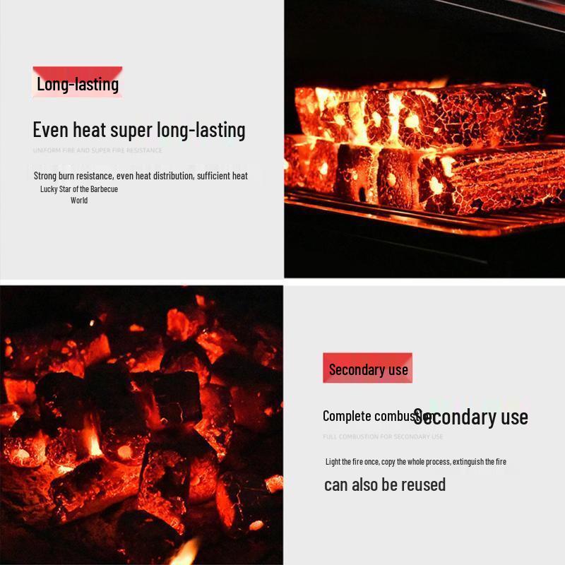 Zisiz Bambuskohle für Grill