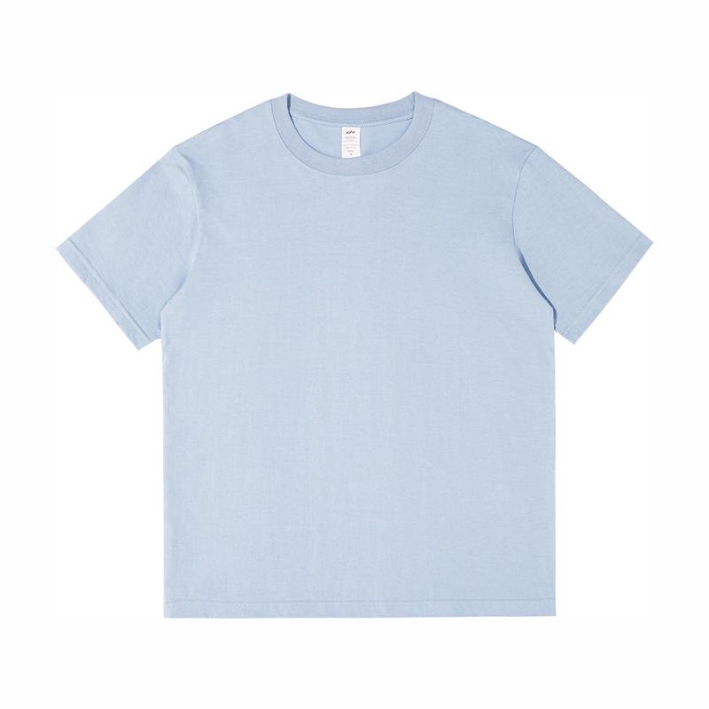 2026 Sommer Locker Geschnitten Unisex Baumwoll-T-Shirt - Einfarbige Rundhals Kurzarm
