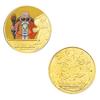 Anime  Z Gold Plated Gold Coin Son Goku Vegeta  Coins Kids Classic Anime Peripherals Collection Toy Souvenir
