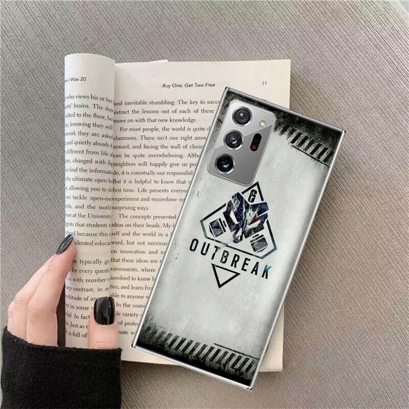 Game Rainbow S-Six S-Siege Phone Case For Samsung Galaxy S25 Edge S24 S23 FE S22 S26 Ultra S21 S20 S10 Plus Capa Soft