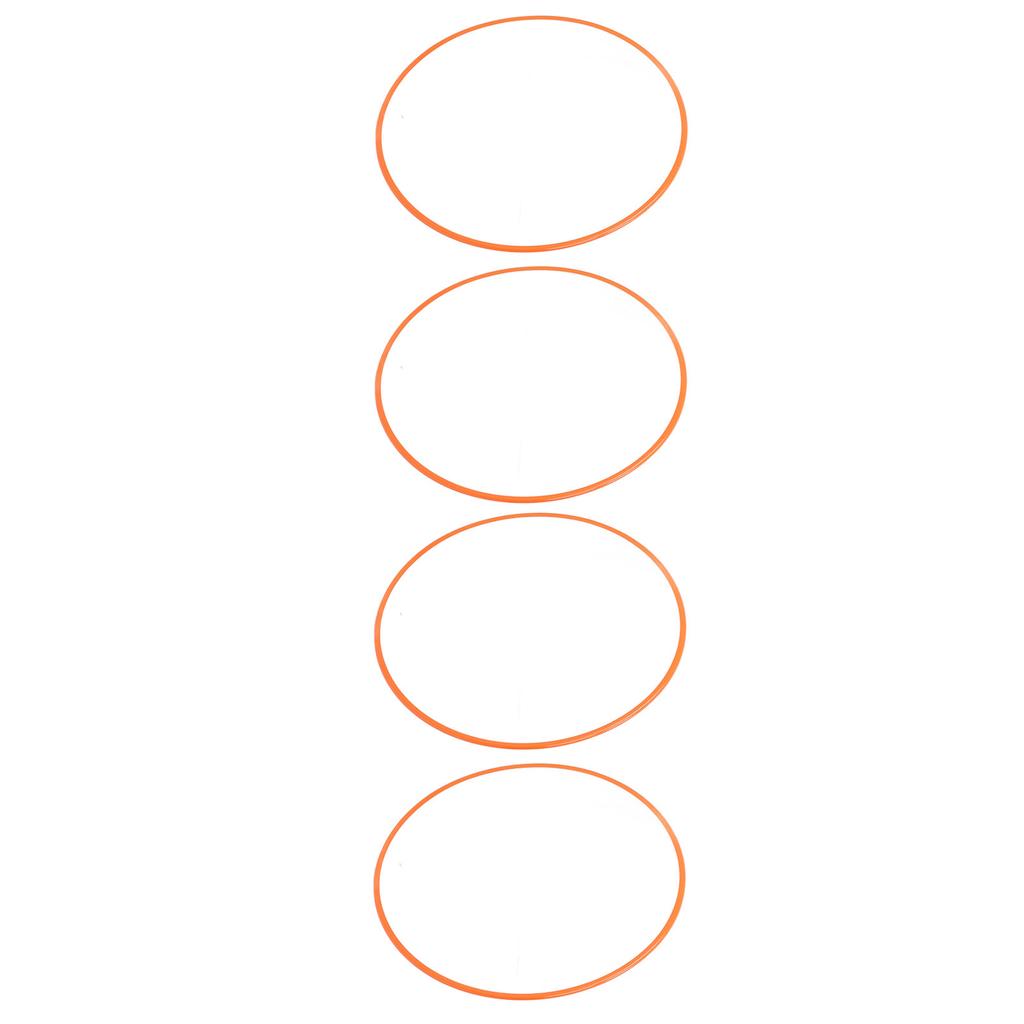 4 Pcs 20 Inch Wheel Rim Protector Orange Full Protection Self Adhesive Scratch Resistant Decorative Wheel Rim Ring