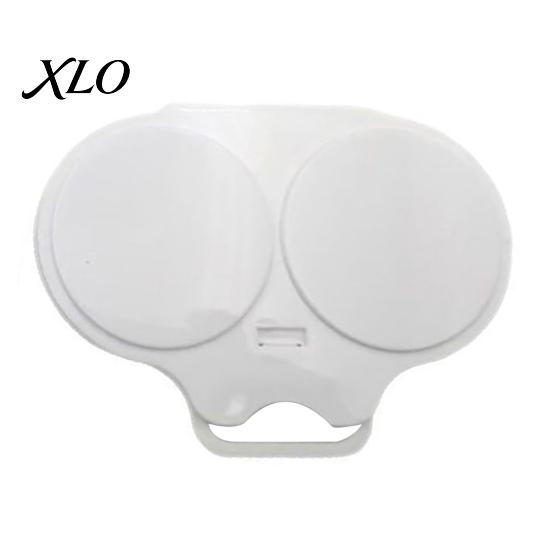 Heat Resistant Egg Poacher Dual Cavity with Lid & Handle, Quick-Heat Microwave Safe Kitchen Gadget for Eggs Cooker 2 Eggs, Quick Oil-Free Cooking,