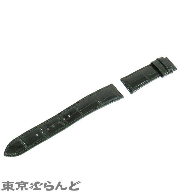 Used SEIKO Genuine Credor Leather Strap Dark Green Crocodile Lug Width 20mm Watch Strap Men's 101819624