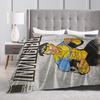 Invincible Hero Manga Blanket Coral Fleece Plush Textile Decor Multi-function Ultra-Soft Throw Blanket for Sofa Car Bedspreads