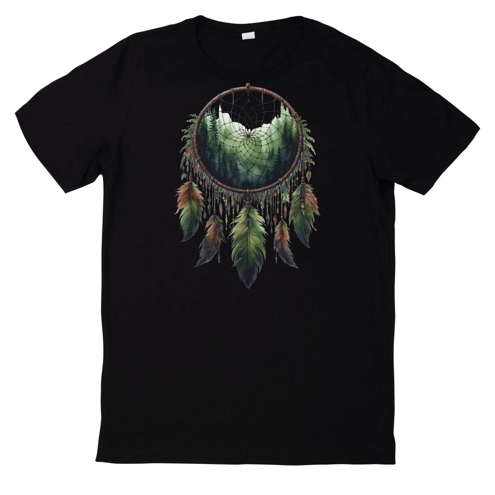 T-Shirt Aquarell Boho Traumfänger M