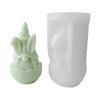 Stampi in silicone a forma di nano senza volto Artigianato fai-da-te Stampo in gesso Candela profumata fatta a mano Sapone Ornamento da tavolo Stampo antiaderente