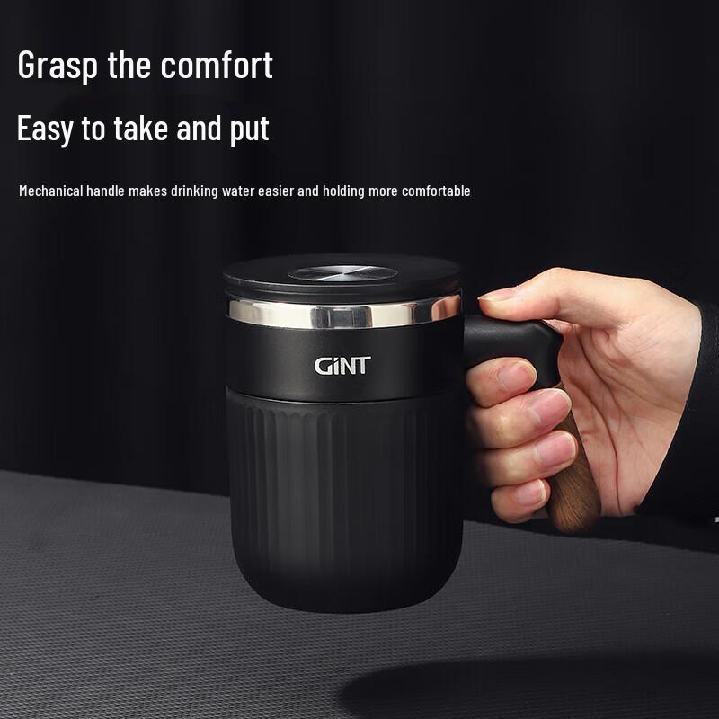 Jiate 316L Stainless Steel Tea Infuser Thermos Mug