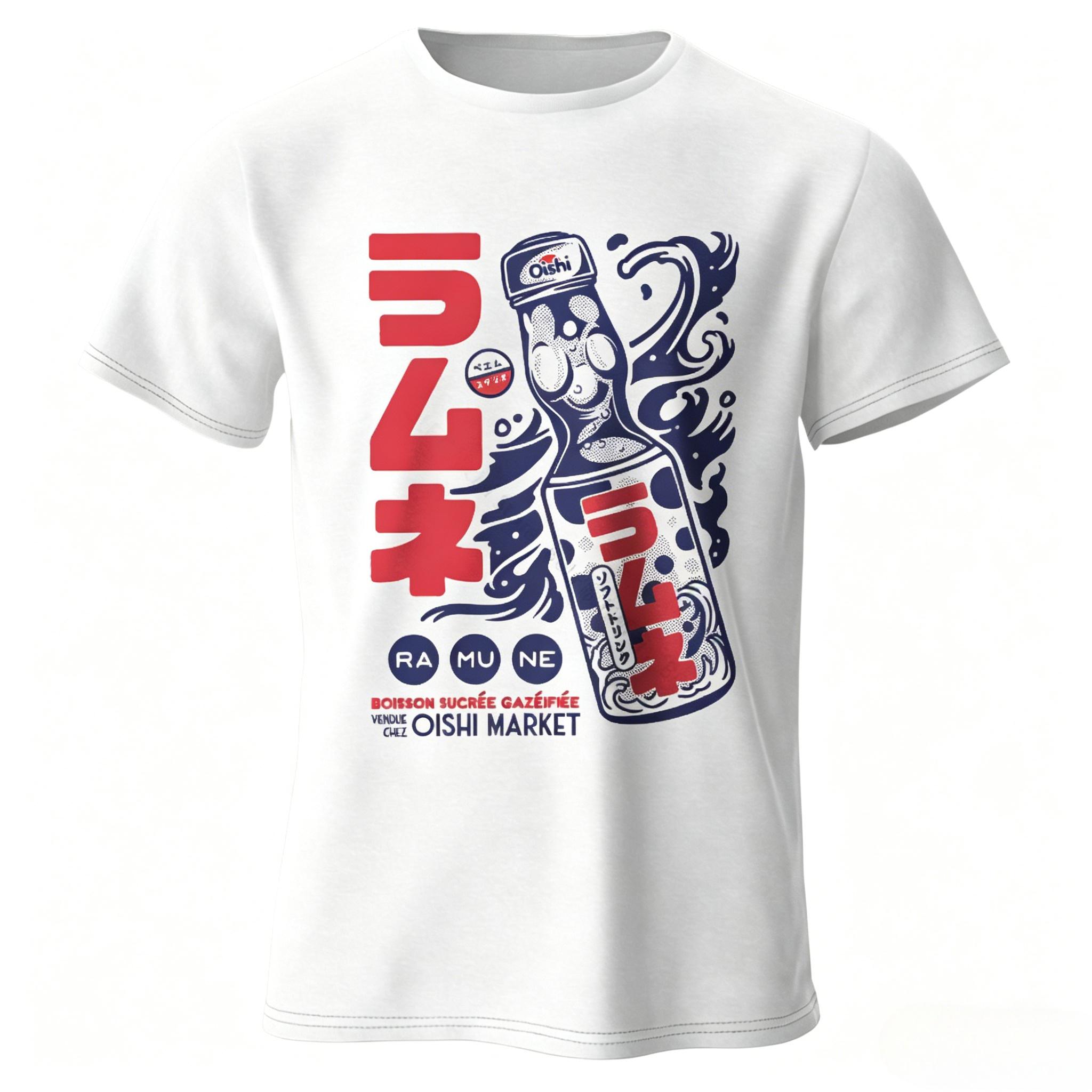 

Pebble Soda Printed Cotton TShirt Soft Fabric Short Sleeve Tee Harajuku Unisexs Clothing and Womens Clothing 2026 Summer T Shirt S