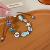 Sommerlich Frisches Dopamin Farbe Perlen Armband mit Süßem Kleinen Fisch und Verstellbarer Länge Millennium Spicy Girl Mode Accessoires