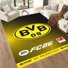 Borussia Dortmund Floor Rug Office Rug Design For Outdoor Kitchen Hallway Dining Room Antislip Carpet Office Home Decor Wedding Party Gift