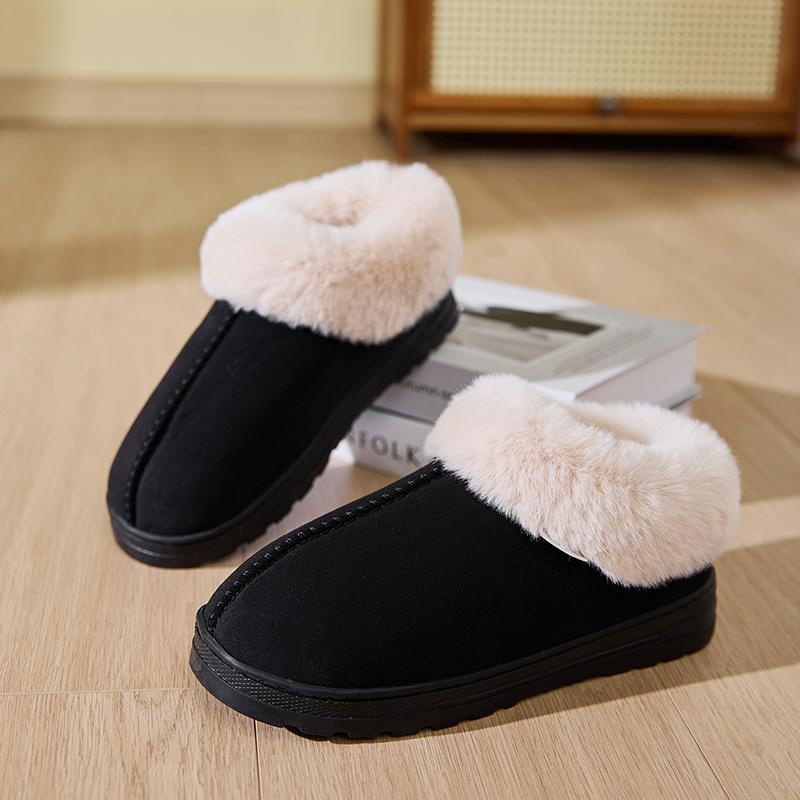Fluffy Women's Slippers Home Winter Plush Ankle Boots Female Luxury Designer Casual Platform Shoes New Elegant Fuzzy Fur Slides
