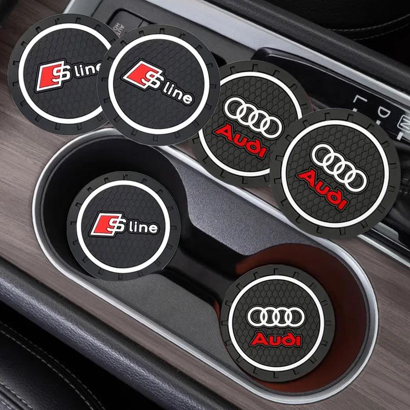 2026 Car Coaster Water Cup Bottle Holder Anti-slip Pad Mat Silica Gel Waterproof For 4UYUE A1 A2 A3 A4 A5 A6 A7 A8 Q1 Q2 Q3 Q4 Q5 Q6 S