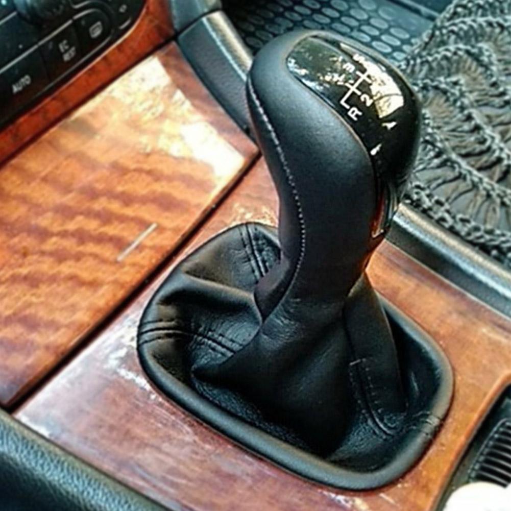 6 Speed Gear Shift Knob Gaiter Boot Cover for Mercedes Benz C Class W203 S203