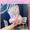 Unicorn Plush Keychain With Bow Decoration And Bright Colors For Kids And Collectors