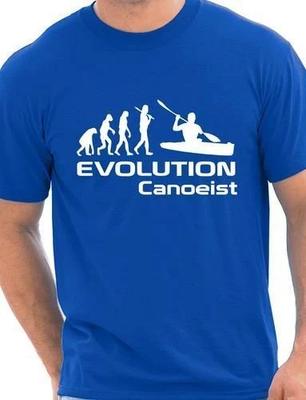 Evolution Of Canoeist Kayak Sport Mens T-Shirt Gift Size S-XXL