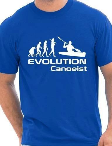 Evolution Of Canoeist Kayak Sport Mens T-Shirt Gift Size S-XXL L