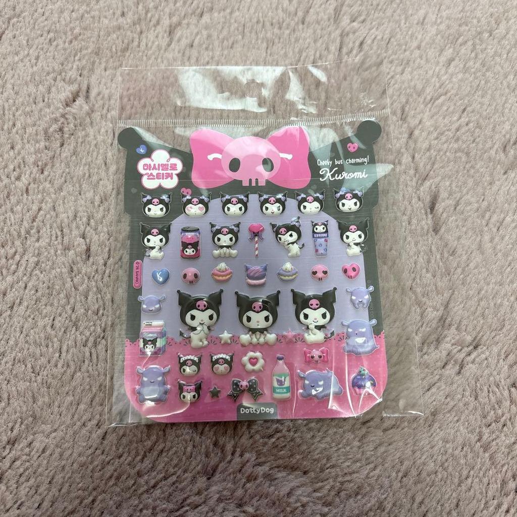 Kuromi marshmallow sticker sticker 3D sticker
