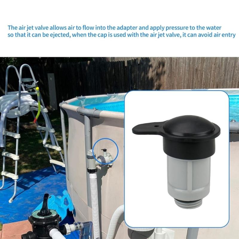 Plastic Air Jet Valves for Above Ground Pools Enhancing Inflation Efficiency Easy Installation Swimming Pool Accessories