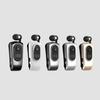 Clip-On Bluetooth Headset with Digital Display, Stereo Sound, Long Battery Life, and Retractable Cable