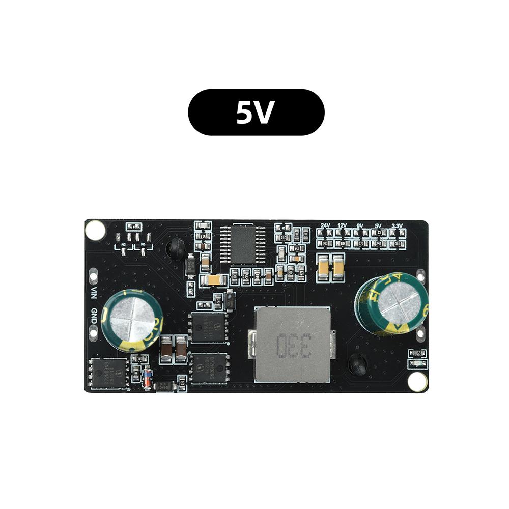 6A High Power Buck Module Wide Input 5.5-60V to 3.3V/5V/9V/12V/24V Adjustable DC-DC Converter with Synchronous Rectification